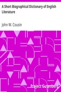 A Short Biographical Dictionary of English Literature
