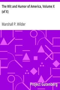 The Wit and Humor of America, Volume X (of X)