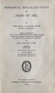 Personal Recollections of Joan of Arc — Volume 1