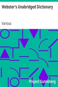 Webster's Unabridged Dictionary