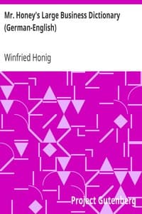 Mr. Honey's Large Business Dictionary (German-English)