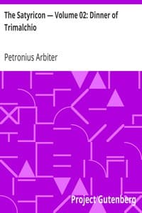 The Satyricon — Volume 02: Dinner of Trimalchio