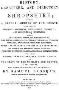 History, Gazetteer, and Directory of Shropshire [1851]