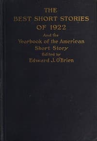 The best short stories of 1922, and the yearbook of the American short story