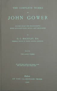 The complete works of John Gower, volume 4 : $b The Latin works